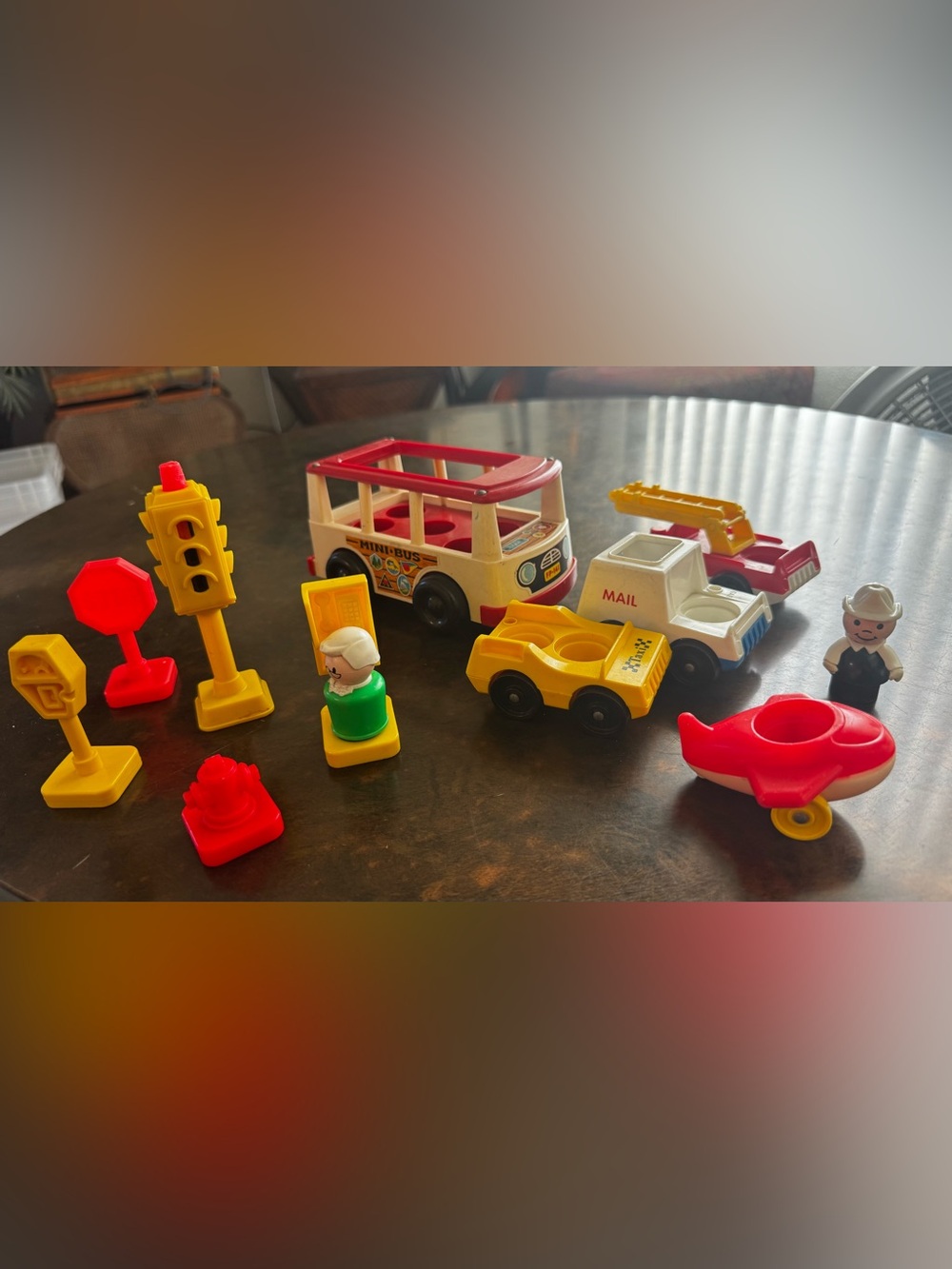 Vintage nostalgic Fisher price play set from 1969 on